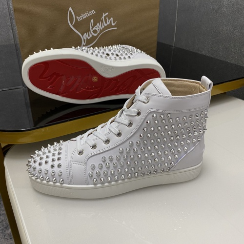 Replica Christian Louboutin High Top Shoes For Women #1027465 $100.00 USD for Wholesale