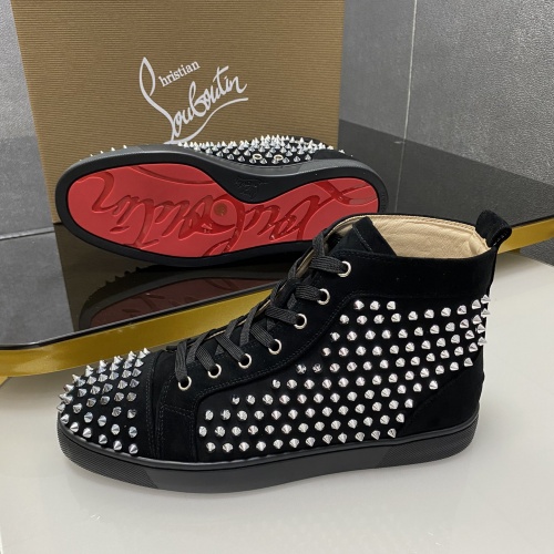 Replica Christian Louboutin High Top Shoes For Men #1027466 $100.00 USD for Wholesale