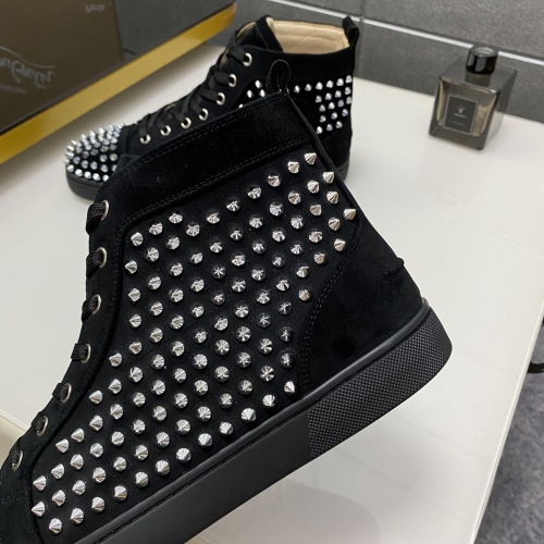 Replica Christian Louboutin High Top Shoes For Men #1027466 $100.00 USD for Wholesale