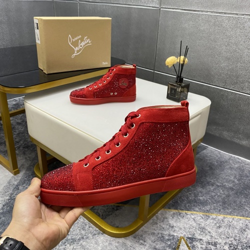Replica Christian Louboutin High Top Shoes For Women #1027473 $100.00 USD for Wholesale
