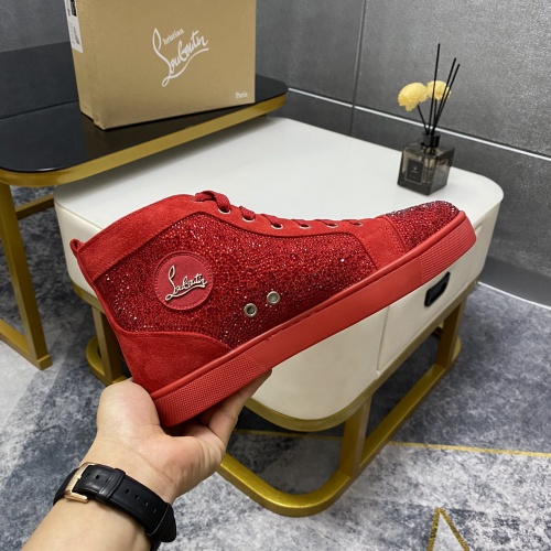 Replica Christian Louboutin High Top Shoes For Women #1027473 $100.00 USD for Wholesale
