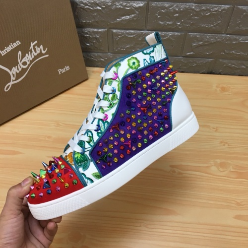 Replica Christian Louboutin High Top Shoes For Men #1027505 $102.00 USD for Wholesale