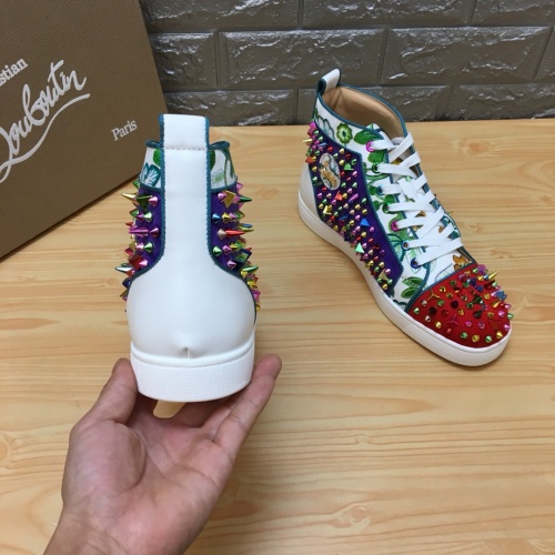 Replica Christian Louboutin High Top Shoes For Men #1027505 $102.00 USD for Wholesale