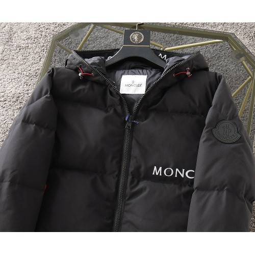 Replica Moncler Down Feather Coat Long Sleeved For Men #1028014 $155.00 USD for Wholesale