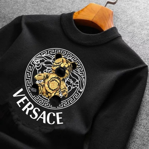 Replica Versace Sweaters Long Sleeved For Men #1028196 $48.00 USD for Wholesale