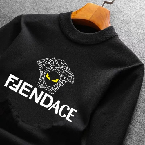 Replica Versace Sweaters Long Sleeved For Men #1028199 $48.00 USD for Wholesale