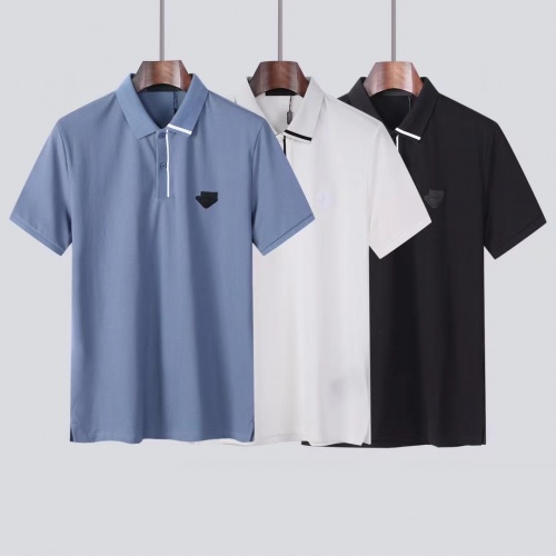 Replica Prada T-Shirts Short Sleeved For Men #1028274 $38.00 USD for Wholesale