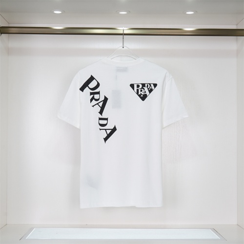 Prada T-Shirts Short Sleeved For Unisex #1028437 $32.00 USD, Wholesale Replica Prada T-Shirts