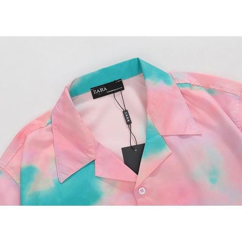 Replica Zara Shirts Short Sleeved For Men #1028444 $36.00 USD for Wholesale
