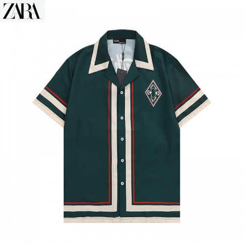 Zara Shirts Short Sleeved For Men #1028445 $36.00 USD, Wholesale Replica Zara Shirts