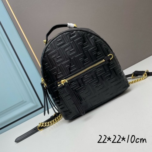 Fendi AAA Quality Backpacks For Women #1028554 $92.00 USD, Wholesale Replica Fendi AAA Quality Backpacks