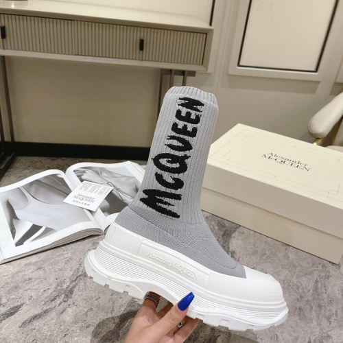 Replica Alexander McQueen Boots For Women #1028655 $112.00 USD for Wholesale