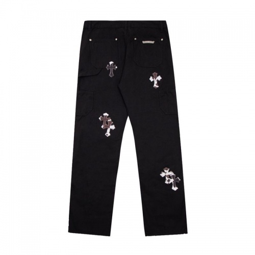 Replica Chrome Hearts Jeans For Men #1028699 $60.00 USD for Wholesale