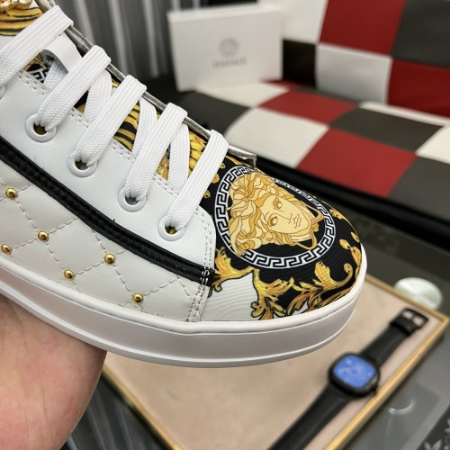Replica Versace High Tops Shoes For Men #1028725 $76.00 USD for Wholesale