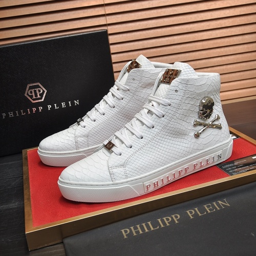 Philipp Plein PP High Tops Shoes For Men #1028789