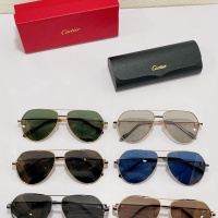 $68.00 USD Cartier AAA Quality Sunglassess #1018578