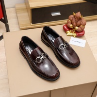 $76.00 USD Salvatore Ferragamo Leather Shoes For Men #1020145