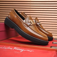 $112.00 USD Salvatore Ferragamo Leather Shoes For Men #1023150