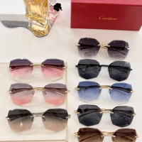 $48.00 USD Cartier AAA Quality Sunglassess #1026349