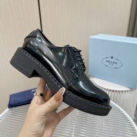 $92.00 USD Prada Leather Shoes For Women #1027081