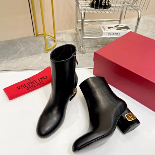 Replica Valentino Boots For Women #1029111 $128.00 USD for Wholesale