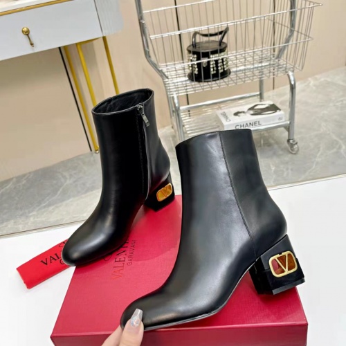 Replica Valentino Boots For Women #1029111 $128.00 USD for Wholesale