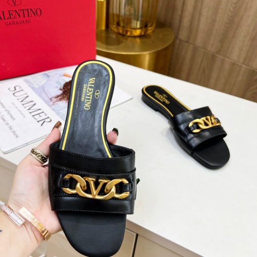Replica Valentino Slippers For Women #1029113 $82.00 USD for Wholesale