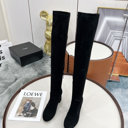 Replica Yves Saint Laurent Boots For Women #1029332 $125.00 USD for Wholesale