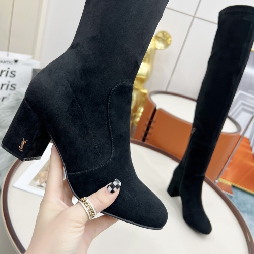 Replica Yves Saint Laurent Boots For Women #1029332 $125.00 USD for Wholesale