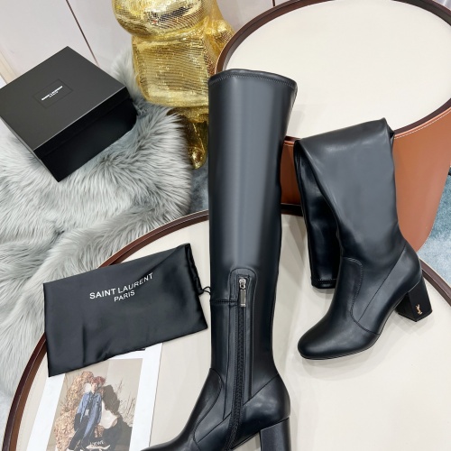 Replica Yves Saint Laurent Boots For Women #1029335 $125.00 USD for Wholesale