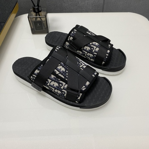 Replica Christian Dior Slippers For Men #1029402 $64.00 USD for Wholesale