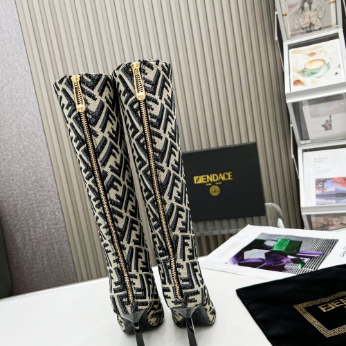 Replica Versace Boots For Women #1029406 $115.00 USD for Wholesale