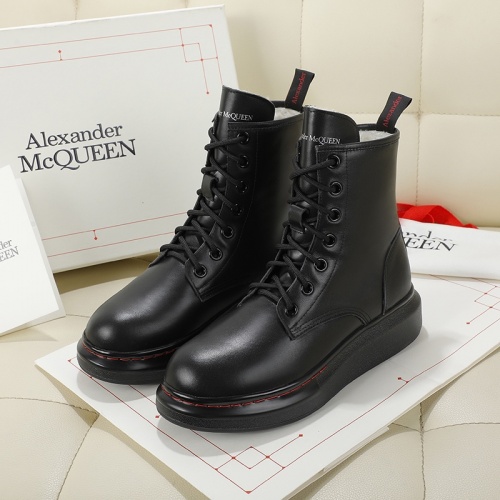 Alexander McQueen Boots For Women #1029456 $115.00 USD, Wholesale Replica Alexander McQueen Boots