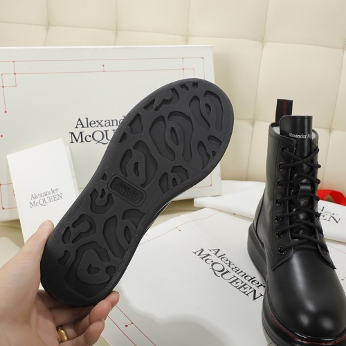 Replica Alexander McQueen Boots For Women #1029456 $115.00 USD for Wholesale