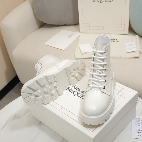 Replica Alexander McQueen Boots For Women #1029457 $118.00 USD for Wholesale