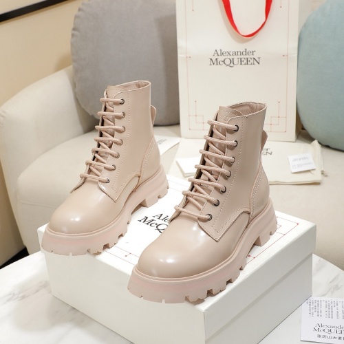 Alexander McQueen Boots For Women #1029458 $118.00 USD, Wholesale Replica Alexander McQueen Boots
