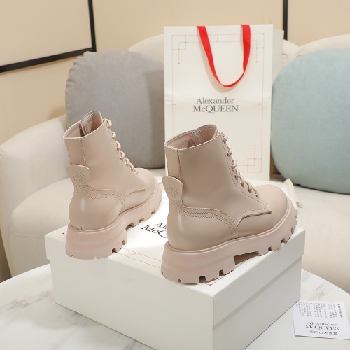 Replica Alexander McQueen Boots For Women #1029458 $118.00 USD for Wholesale