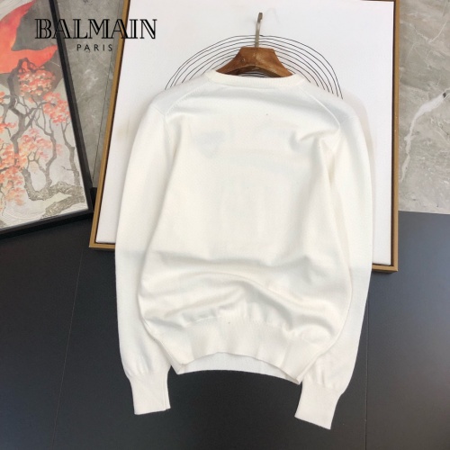 Replica Balmain Sweaters Long Sleeved For Men #1029532 $42.00 USD for Wholesale
