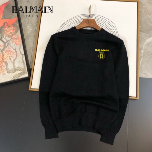 Balmain Sweaters Long Sleeved For Men #1029533 $42.00 USD, Wholesale Replica Balmain Sweaters