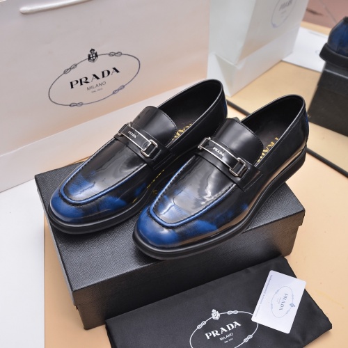 Prada Leather Shoes For Men #1029585 $102.00 USD, Wholesale Replica Prada Leather Shoes