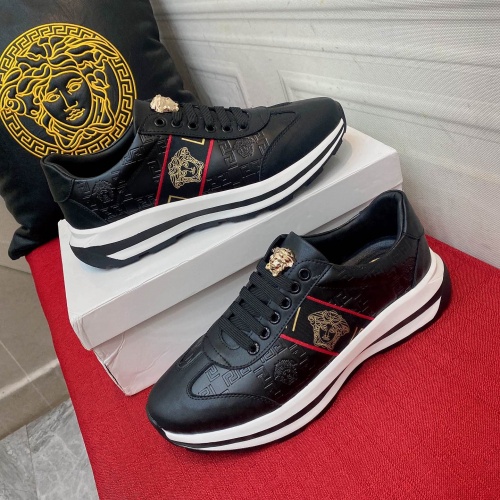 Replica Versace Casual Shoes For Men #1029656 $80.00 USD for Wholesale