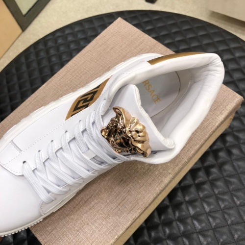 Replica Versace High Tops Shoes For Men #1029690 $80.00 USD for Wholesale