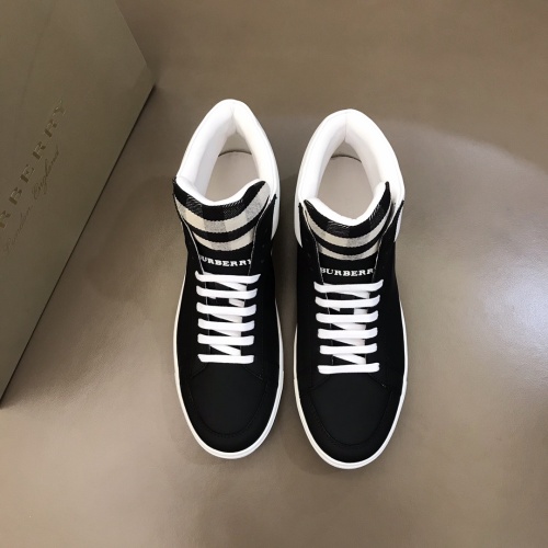 Replica Burberry High Tops Shoes For Men #1029728 $76.00 USD for Wholesale