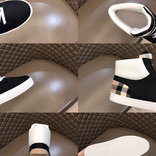 Replica Burberry High Tops Shoes For Men #1029728 $76.00 USD for Wholesale
