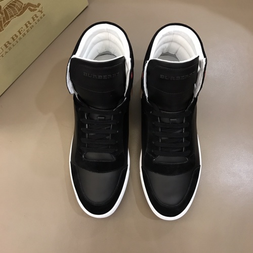 Replica Burberry High Tops Shoes For Men #1029751 $76.00 USD for Wholesale