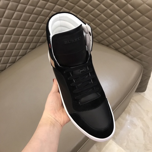 Replica Burberry High Tops Shoes For Men #1029751 $76.00 USD for Wholesale