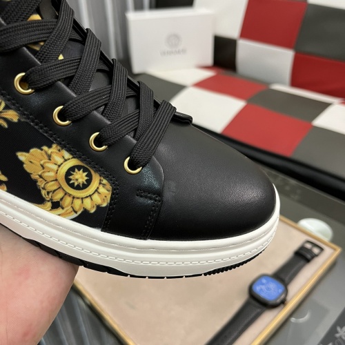 Replica Versace High Tops Shoes For Men #1029759 $76.00 USD for Wholesale