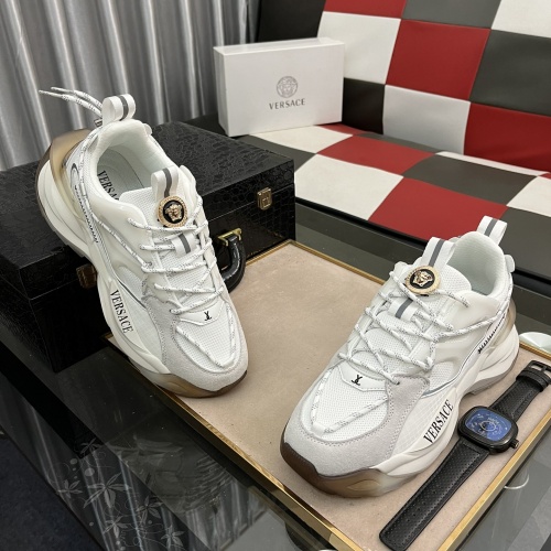 Replica Versace Casual Shoes For Men #1029765 $82.00 USD for Wholesale