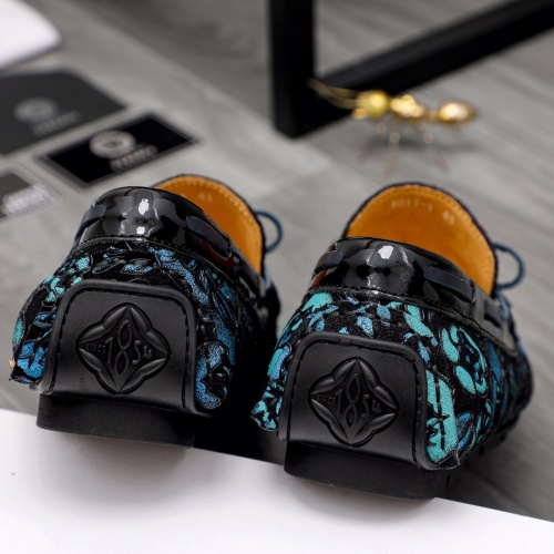 Replica Versace Leather Shoes For Men #1029821 $68.00 USD for Wholesale