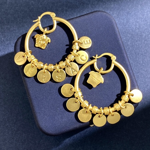 Replica Versace Earrings For Women #1030115 $32.00 USD for Wholesale